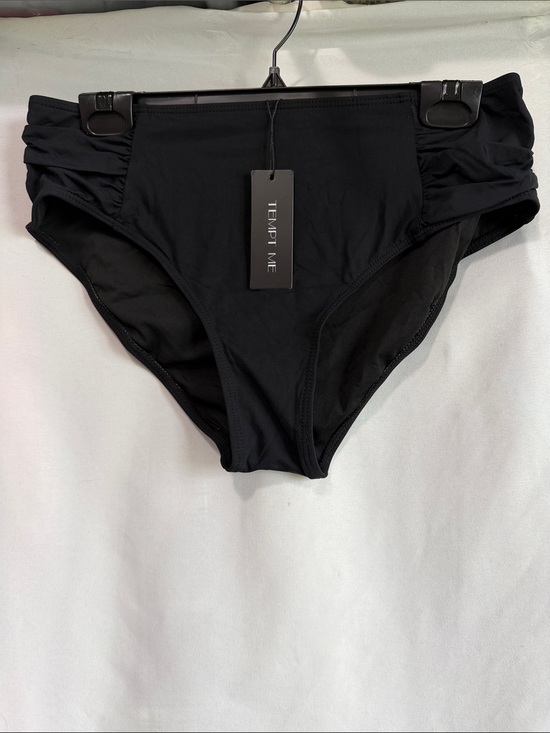 Tempt Me Other - Tempt Me High-Waist Black Bikini Bottom
